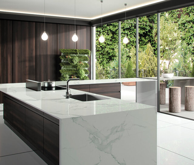 Dekton, porcelánicos de última generación y superficies de cuarzo en cocina y suelos
