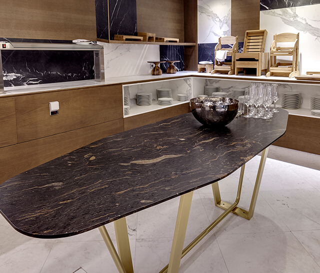 Neolith, material para superficies utilizado en mesas y encimeras de cocinas