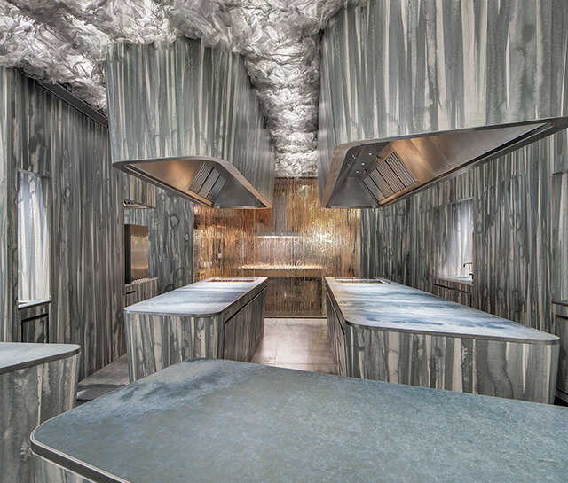 Neolith, material utilizado en encimeras de cocinas, recubrimientos de paredes y suelos