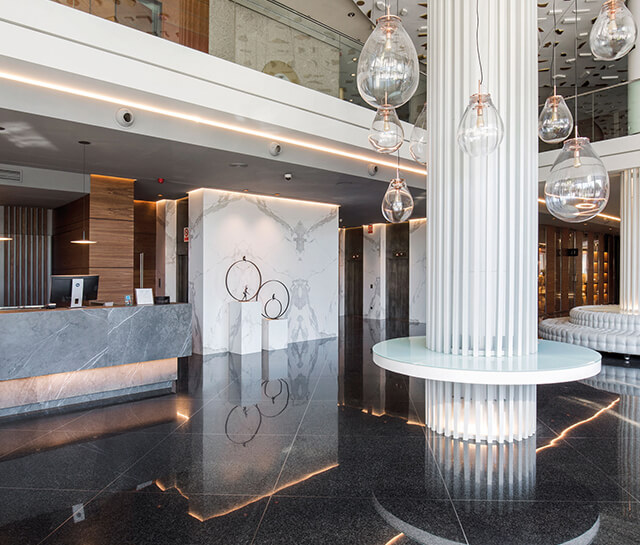 Neolith, material para superficies utilizado en mostradores, recubrimientos de paredes y pavimentos