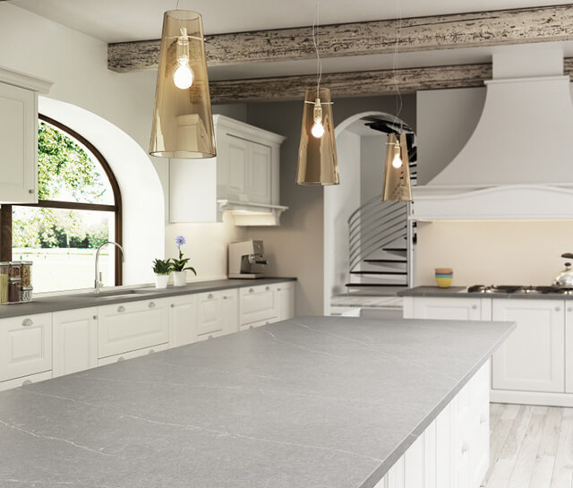silestone cocina gris